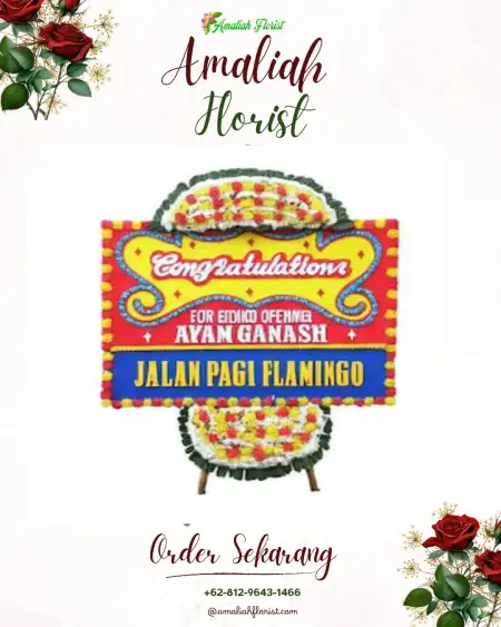 Sewa Papan Bunga Gedung Serbaguna Cibinong
